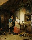 Adrien Ferdinand De Braekeleer The Courtship painting